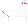 Cerca Hexagonal  Verde 0.6x25 m Acero, Postes de Cerca  con Punta 13 pcs Ø32 mm 80 cm Acero Galvanizado | Foro24.es | Tu tienda online para hogar, jardín y más Foro24.es