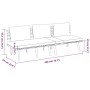 Muebles de jardín 4 piezas con cojines madera maciza de acacia de vidaXL, Conjuntos de jardín - Ref: Foro24-3087010, Precio: ...