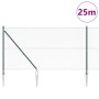 Cerca Hexagonal  Verde 1.4x25 m Acero, Postes de Cerca  con Punta 13 pcs Ø32 mm 160 cm Acero Galvanizado | Foro24.es | Tu tienda online para hogar, jardín y más Foro24.es