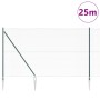 Conjunto de Cercas Set de 2 Verde Metal 25 x 1.5 m Duradero de , Postes de cerca - Ref: Foro24-3353106, Precio: 207,03 €, Des...