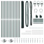Conjunto de Cercas Set de 2 Verde Metal 25 x 1.5 m Duradero de , Postes de cerca - Ref: Foro24-3353106, Precio: 207,03 €, Des...