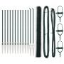 Juego de Cercas Set de 2 Verde Metal 25 x 1.5 m Duradero de , Postes de cerca - Ref: Foro24-3353108, Precio: 200,98 €, Descue...