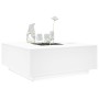 Mesa de centro con LED Infinity blanca 100x100x40 cm en Mesas de centro | Comprar online en Foru.es