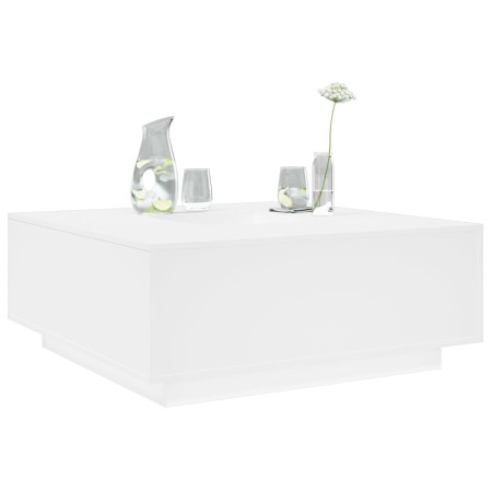 Mesa de centro madera de ingeniería blanca 100x100x40 cm en Mesas de centro | Comprar online en Foru.es