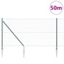 Cerca Hexagonal Verde 1.4x50 m Acero,  Postes de Cerca con Pica 13 pcs Ø32 mm 160 cm Acero Galvanizado | Foro24.es | Tu tienda online para hogar, jardín y más Foro24.es