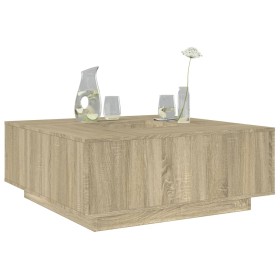 Mesa de centro madera de ingeniería roble Sonoma 100x100x40 cm en Mesas de centro | Comprar online en Foru.es