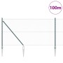 Cerca Hexagonal  Verde 1x100 m Acero, Postes de Cerca  con Punta 13 pcs Ø32 mm 120 cm Acero Galvanizado | Foro24.es | Tu tienda online para hogar, jardín y más Foro24.es