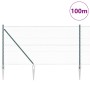 Cerca Hexagonal  Verde 1x100 m Acero, Postes de Cerca  con Pica 13 pcs Ø32 mm 120 cm Acero Galvanizado | Foro24.es | Tu tienda online para hogar, jardín y más Foro24.es
