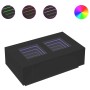 Mesa de centro con LED Infinity negra 116x69x40 cm en Mesas de centro | Comprar online en Foru.es