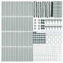 Cerca Hexagonal  Verde 1,4x100 m Acero, Postes de Cerca  con Punta 13 pcs Ø32 mm 160 cm Acero Galvanizado | Foro24.es | Tu tienda online para hogar, jardín y más Foro24.es