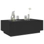 Mesa de centro con LED Infinity negra 116x69x40 cm en Mesas de centro | Comprar online en Foru.es