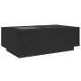 Mesa de centro con LED Infinity negra 116x69x40 cm en Mesas de centro | Comprar online en Foru.es
