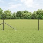 Cerca Hexagonal  Gris 0.5x10 m Acero, Postes de Cerca  con Punta 7 pcs Ø32 mm 80 cm Acero Galvanizado | Foro24.es | Tu tienda online para hogar, jardín y más Foro24.es