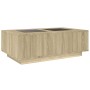 Mesa de centro con Infinity LED roble Sonoma 116x69x40 cm en Mesas de centro | Comprar online en Foru.es