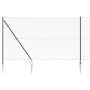 Cerca Hexagonal Gris 1.6x10 m Acero, Postes de Cerca con Espiga 7 pcs Ø32 mm 180 cm Acero Galvanizado de , Postes de cerca - ...