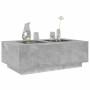 Mesa de centro con Infinity LED gris hormigón 116x69x40 cm en Mesas de centro | Comprar online en Foru.es