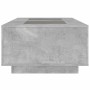 Mesa de centro con Infinity LED gris hormigón 116x69x40 cm en Mesas de centro | Comprar online en Foru.es
