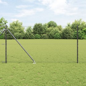 Set de Cercas Set de 2 Gris Metal 25 x 1.2 m Duradero de , Postes de cerca - Ref: Foro24-3353241, Precio: 184,04 €, Descuento: %