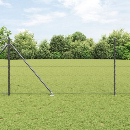Juego de Cercas Set de 2 Gris Metal Estándar Duradero de , Postes de cerca - Ref: Foro24-3353242, Precio: 182,44 €, Descuento: %