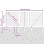Cerca Hexagonal  Gris 1.4x25 m Acero, Postes para Cercas  con Punta 13 pcs Ø32 mm 160 cm Acero Galvanizado | Foro24.es | Tu tienda online para hogar, jardín y más Foro24.es