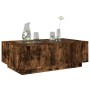 Mesa de centro con Infinity LED roble ahumado 116x69x40 cm en Mesas de centro | Comprar online en Foru.es