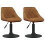 Sillas de comedor giratorias 2 pcs de terciopelo marrón de , Sillas de comedor - Ref: Foro24-335325, Precio: 122,88 €, Descue...