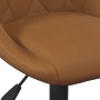 Sillas de comedor giratorias 2 pcs de terciopelo marrón de , Sillas de comedor - Ref: Foro24-335325, Precio: 122,88 €, Descue...