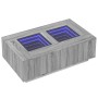 Mesa de centro con Infinity LED gris Sonoma 116x69x40 cm en Mesas de centro | Comprar online en Foru.es