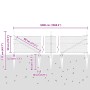 Valla Hexagonal Gris 0.5x50 m Acero, Postes de Valla con Punta 13 pcs Ø32 mm 80 cm Acero Galvanizado de , Postes de cerca - R...