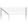 Valla Hexagonal Gris 0.6x50 m Acero,  Postes de Valla con Punta 13 pcs Ø32 mm 80 cm Acero Galvanizado | Foro24.es | Tu tienda online para hogar, jardín y más Foro24.es
