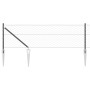 Cerca Hexagonal Gris 0.6x50 m Acero,  Postes de Cerca con Punta 13 pcs Ø32 mm 80 cm Acero Galvanizado | Foro24.es | Tu tienda online para hogar, jardín y más Foro24.es