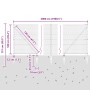 Cerca Hexagonal  Gris 1x50 m Acero, Postes de Cerca  con Punta 13 pcs Ø32 mm 120 cm Acero Galvanizado | Foro24.es | Tu tienda online para hogar, jardín y más Foro24.es