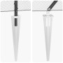 Cerca Hexagonal  Gris 1.4x50 m Acero, Postes de Cerca  con Punta 13 pcs Ø32 mm 160 cm Acero Galvanizado | Foro24.es | Tu tienda online para hogar, jardín y más Foro24.es