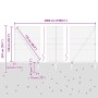 Cerca Hexagonal  Gris 1.5x50 m Acero, Postes de cerca  con piqueta 13 pcs Ø32 mm 170 cm Acero Galvanizado | Foro24.es | Tu tienda online para hogar, jardín y más Foro24.es