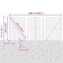 Cerca Hexagonal  Gris 1.6x50 m Acero, Postes para Cerca  con Espiga 13 pcs Ø32 mm 180 cm Acero Galvanizado | Foro24.es | Tu tienda online para hogar, jardín y más Foro24.es