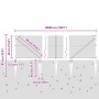 Cerca Hexagonal  Gris 0.4x100 m de Acero, Postes de Cerca  con Punta 13 pcs Ø32 mm 60 cm de Acero Galvanizado | Foro24.es | Tu tienda online para hogar, jardín y más Foro24.es