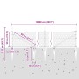 Cerca Hexagonal  Gris 0.5x100 m Acero, Postes de Cerca  con Punta 13 pcs Ø32 mm 80 cm Acero Galvanizado | Foro24.es | Tu tienda online para hogar, jardín y más Foro24.es