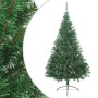 Medio árbol de Navidad artificial con soporte PVC verde 240 cm en Decoración Festiva y Estacional | Comprar online en Foru.es