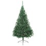 Medio árbol de Navidad artificial con soporte PVC verde 240 cm en Decoración Festiva y Estacional | Comprar online en Foru.es