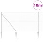 Cerca Hexagonal  1.4x10 m Acero Galvanizado, Postes de Cerca  con Púas 7 pcs Ø32 mm 160 cm Acero Galvanizado | Foro24.es | Tu tienda online para hogar, jardín y más Foro24.es