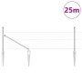 Cerca Hexagonal  0.4x25 m de Acero Galvanizado, Postes de cerca  con anclajes 13 pcs Ø32 mm 60 cm de Acero Galvanizado | Foro24.es | Tu tienda online para hogar, jardín y más Foro24.es
