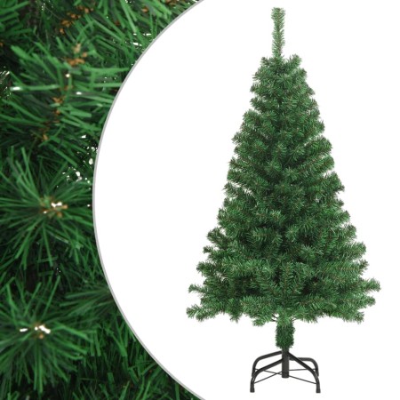 Árbol de Navidad artificial con ramas gruesas PVC verde 120 cm en Decoración Festiva y Estacional | Comprar online en Foru.es