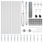 Juego de Cercas Juego de 2 Metal galvanizado Acero galvanizado de , Postes de cerca - Ref: Foro24-3353367, Precio: 132,93 €, ...