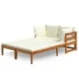 Tumbonas con cojines crema 2 unidades madera de acacia de vidaXL, Conjuntos de jardín - Ref: Foro24-3087268, Precio: 419,42 €...