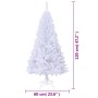 Árbol de Navidad artificial con ramas gruesas PVC blanco 120 cm en Decoración Festiva y Estacional | Comprar online en Foru.es