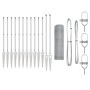 Juego de Cercas Juego de 2 Acero Galvanizado 25 x 1 m Industrial | Foro24.es | Tu tienda online para hogar, jardín y más Foro24.es