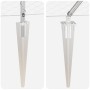 Valla de enlace hexagonal con 13 postes de pica 1x25 m Acero galvanizado de , Postes de cerca - Ref: Foro24-3353378, Precio: ...