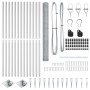 Set de Cercas Juego de 2 Acero galvanizado 25 x 1.5 m Duradero de , Postes de cerca - Ref: Foro24-3353388, Precio: 202,19 €, ...
