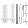 Juego de Cercas Set de 2 Acero galvanizado 25 x 1.5 m Duradero | Foro24.es | Tu tienda online para hogar, jardín y más Foro24.es