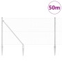 Cerca Hexagonal  1.2x50 m Acero Galvanizado, Postes de Cerca  con Punta 13 pcs Ø32 mm 140 cm Acero Galvanizado | Foro24.es | Tu tienda online para hogar, jardín y más Foro24.es